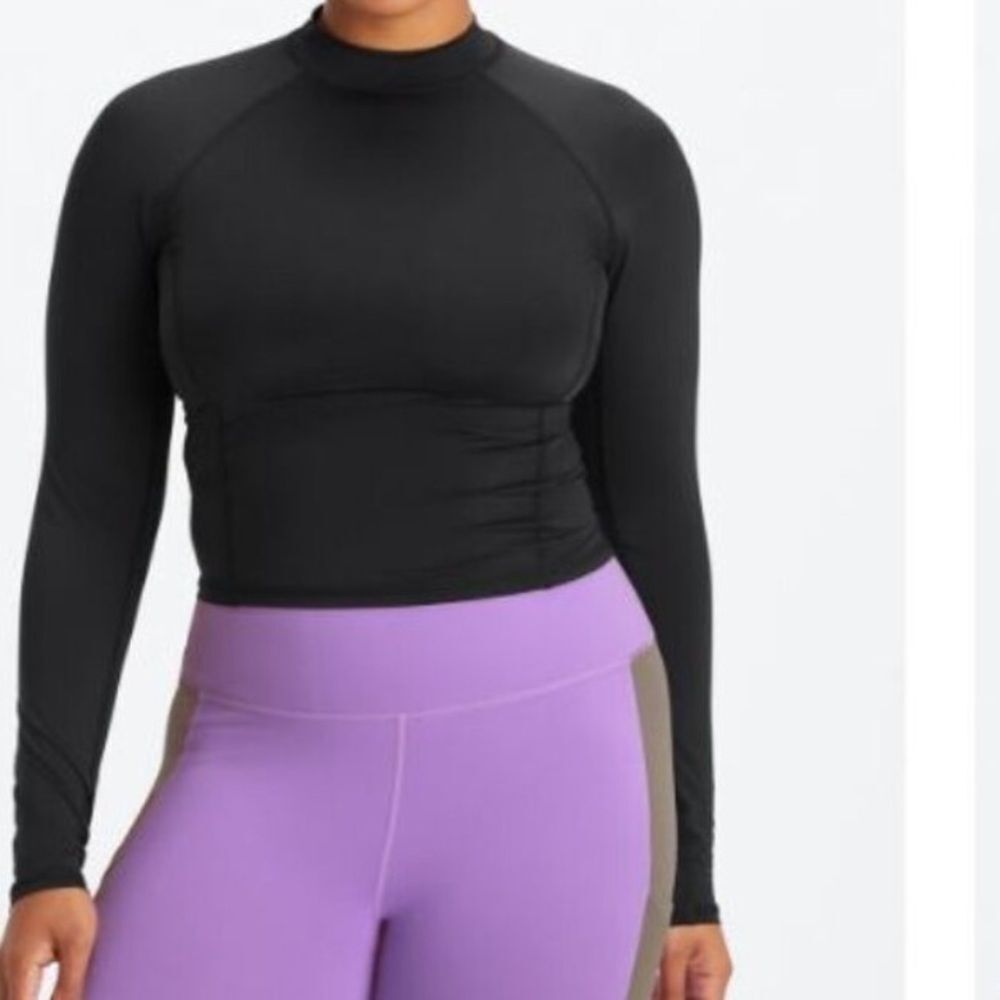 Fabletics Black Long Sleeve Top
